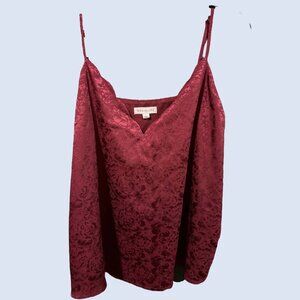 Mauve Socialite Adjustable Blouse Fall Floral Pattern